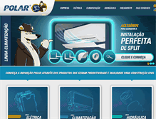 Tablet Screenshot of polar.com.br
