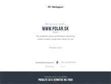 Tablet Screenshot of polar.sk