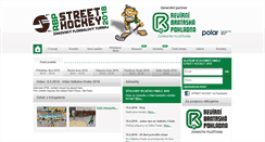Desktop Screenshot of hockey.polar.cz
